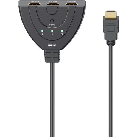 Hama 4K HDMI-Splitter 3x1 3X HDMI-Connection - 1X HDMI-Plug - image 3 of 3
