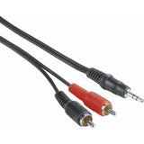 Hama Audio Cable 3.5-mm-Jack-Plug - 2 Cinch-Plug 2 M