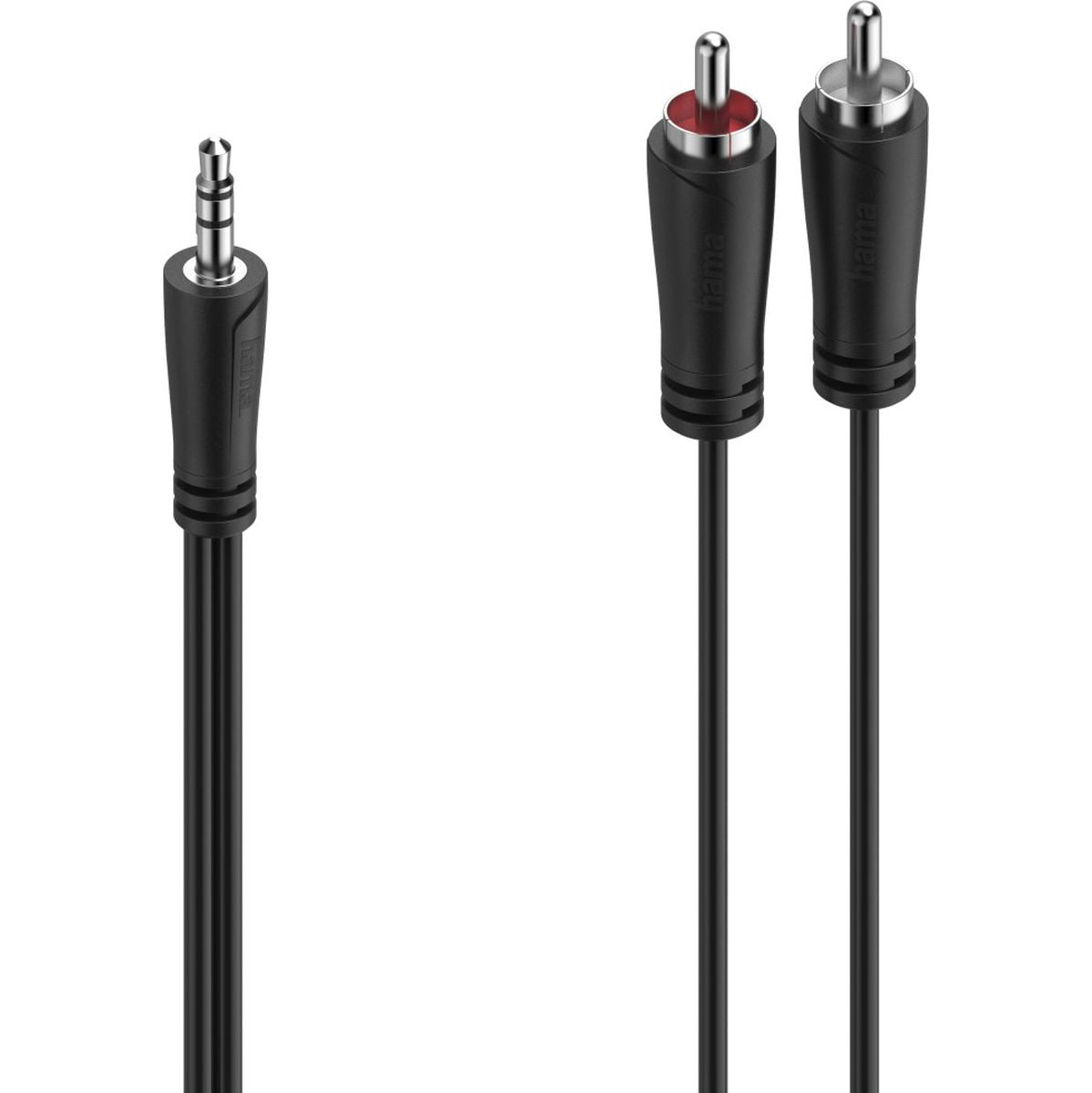 Hama Audio Cable 3.5mm Jack Plug - 2 Cinch-Plug Stereo 1.5m - image 2 of 3