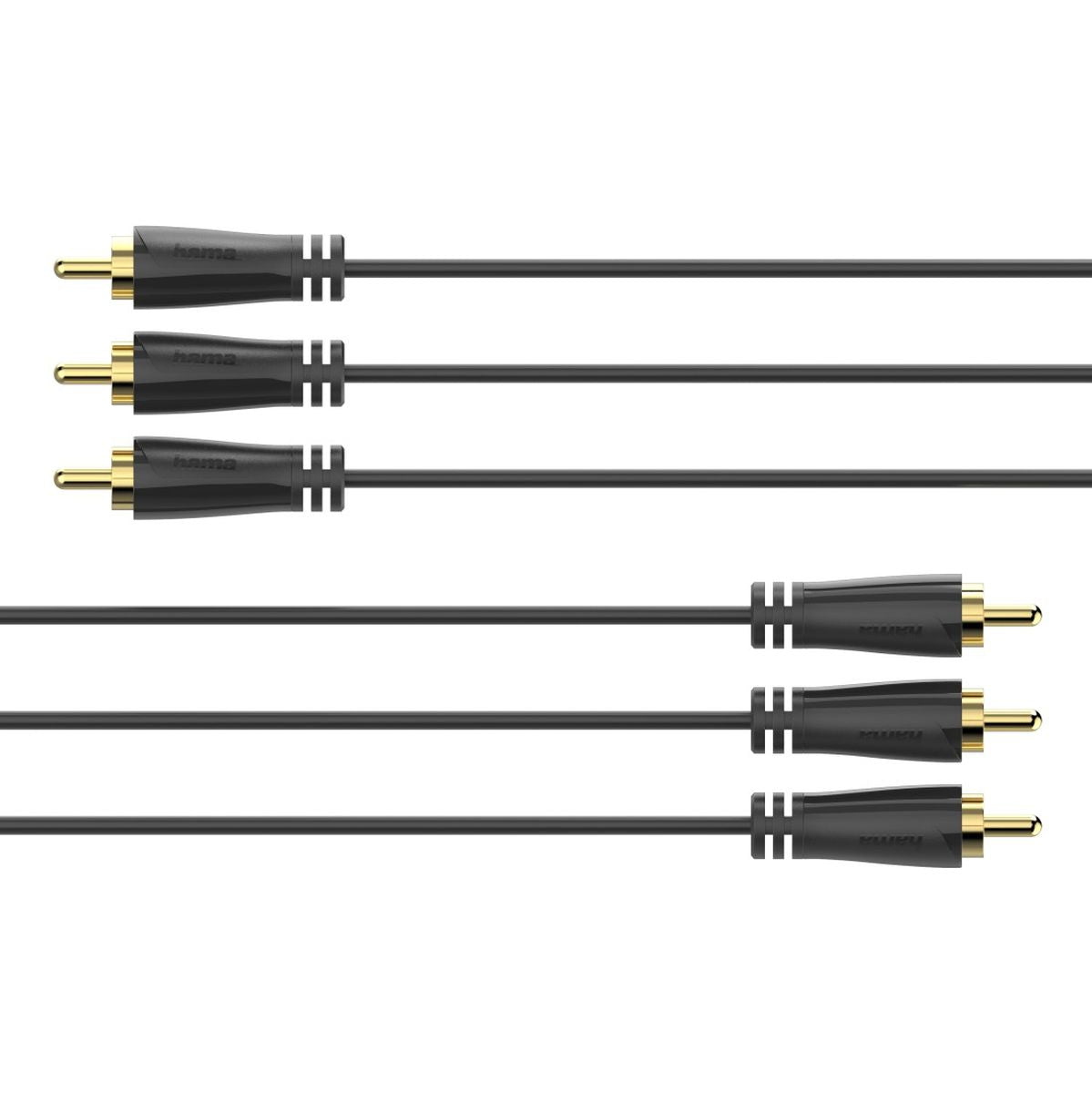 Hama Audio/Video Cable 3 Cinch-Plugs - 3 Cinch-Plug 1.5m - image 3 of 3