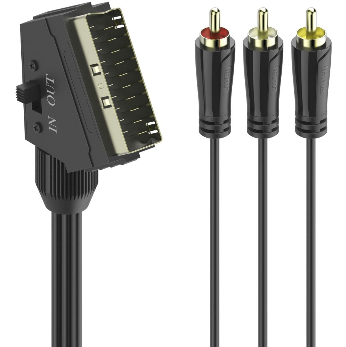 Hama Scart-Plug - 3 Cinch-Plugs (Video/Stereo) 1.5m - image 3 of 3