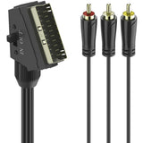 Hama Scart-Plug - 3 Cinch-Plugs (Video/Stereo) 1.5m - image 3 of 3