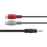 Hama Audio Adapter 2X Cinch Coupling 3.5mm Plug Stereo - image 3 of 3