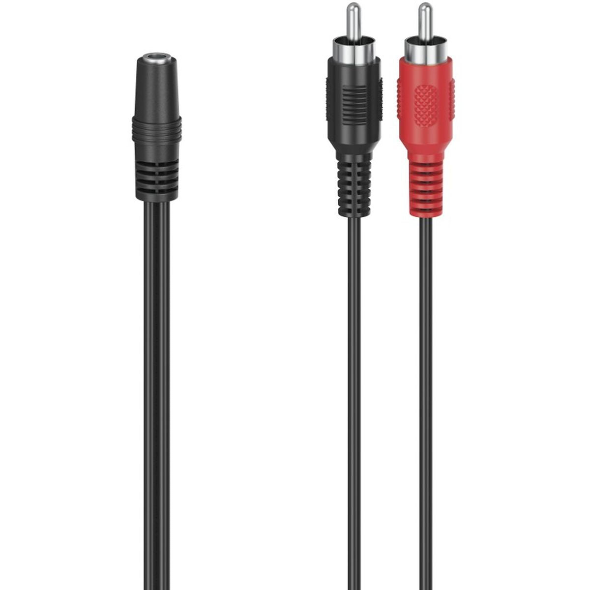 Hama Audio-Adapter 2 Cinch-Plugs - 3.5-mm-Jack Stereo