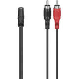 Hama Audio-Adapter 2 Cinch-Plugs - 3.5-mm-Jack Stereo