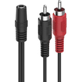 Hama Audio-Adapter 2 Cinch-Plugs - 3.5-mm-Jack Stereo - image 3 of 3