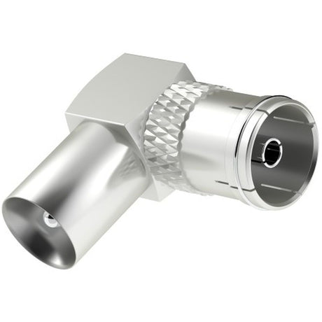 Hama Antenna Cable-Adapter Coax-Plug - Coax-Coupling 90 Graden