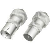 Hama Coax-Set Metal Connector/Coupling Screwable - image 3 of 3