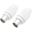 Hama Coax-Set Connector/Coupling Klembaar