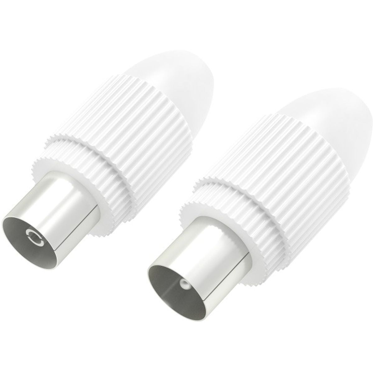 Hama Coax-Set Connector/Coupling Klembaar