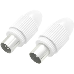 Hama Coax-Set Connector/Coupling Klembaar