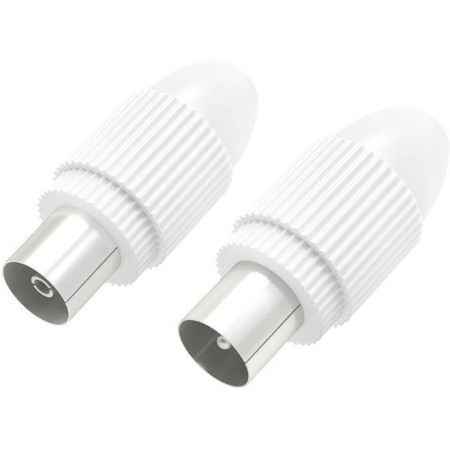 Hama Coax-Set Connector/Coupling Klembaar