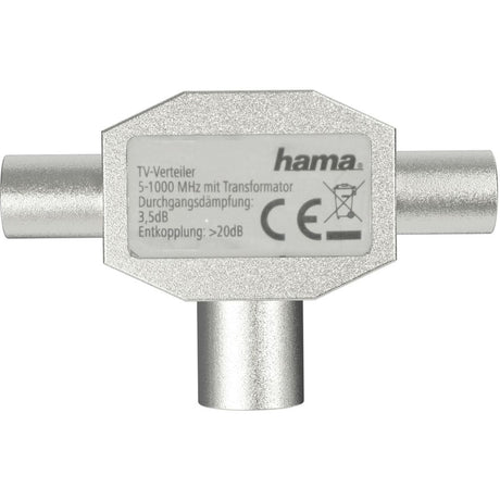 Hama Antenneverdeler Coax-Coupling - 2 Coax-Plugs Metal - image 2 of 3