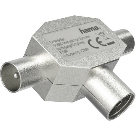 Hama Antenneverdeler Coax-Coupling - 2 Coax-Plugs Metal - image 3 of 3