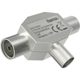 Hama Antenneverdeler Coax-Plug - 2 Coax-Koppelingen Metal - image 3 of 3