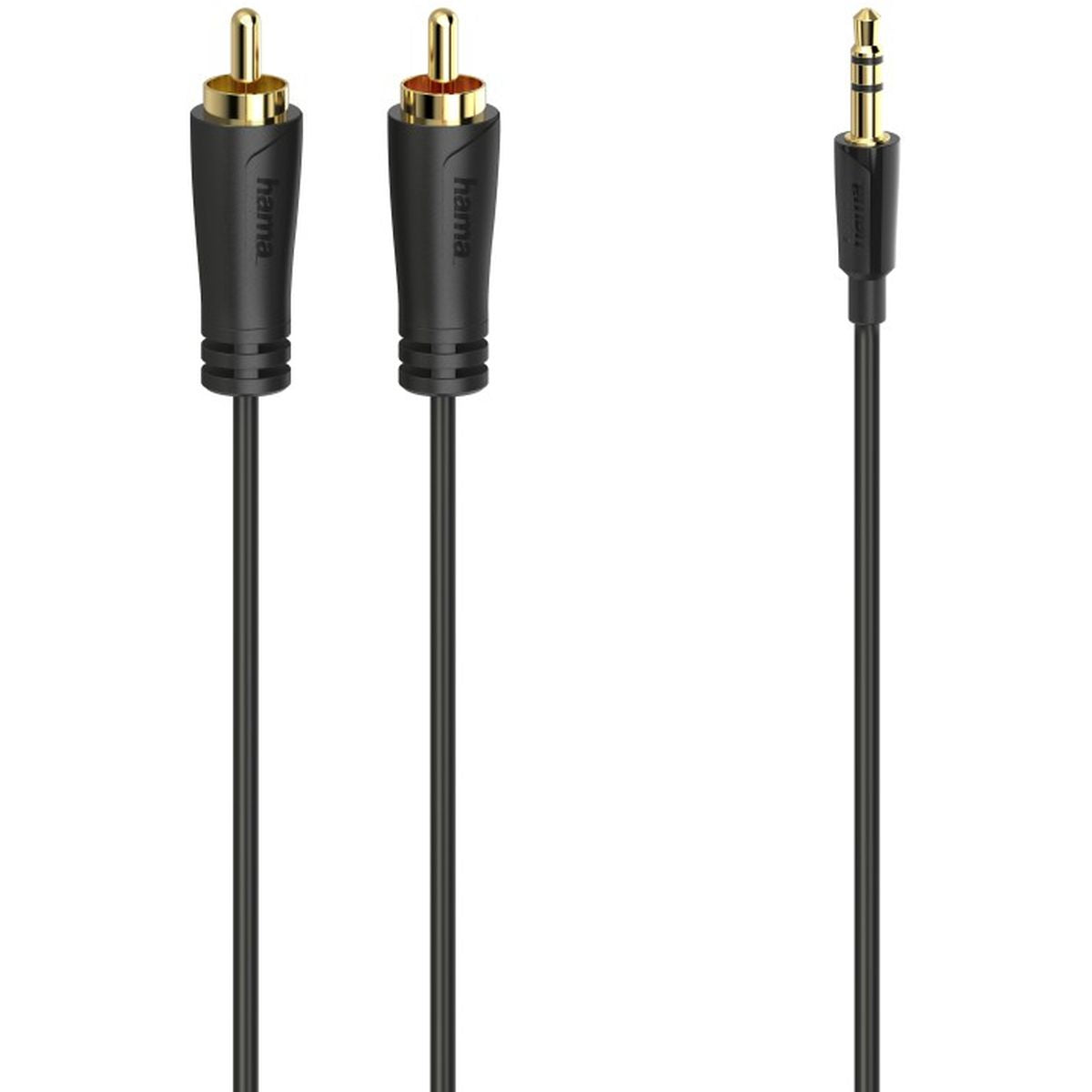 Hama Audiocable 3.5mm PLUG-2 Cinch-Plug Stereo Gold Plated 3m