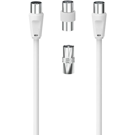Hama Antenne-Connection Set Antennecable 5m 2 Coax Adapter
