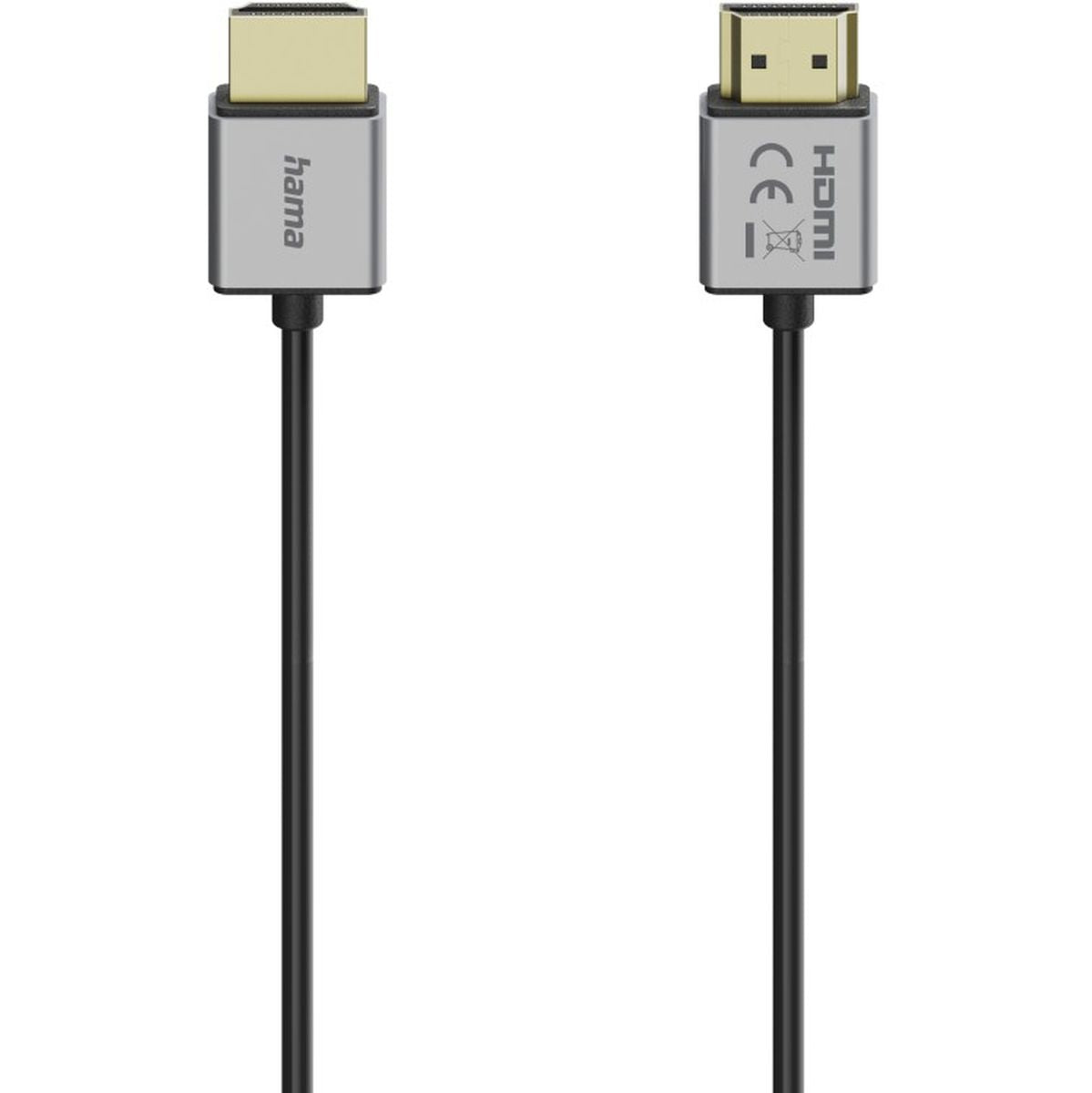 Hama Ultra High-Speed HDMI-Cable Certified Conn-CONN. 8K Alu 1.5 M - image 2 of 3