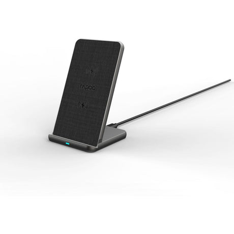 Rapoo XC360 Wireless QI Charger Stand 15 Watt Grey - image 3 of 4