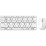 Rapoo 9600m Wirel Multimode Blade Combo Set QWERTY Us White