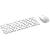 Rapoo 9600m Wirel Multimode Blade Combo Set QWERTY Us White