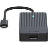 Rapoo USB-C Multiport Adapter 4-IN-1 Grey
