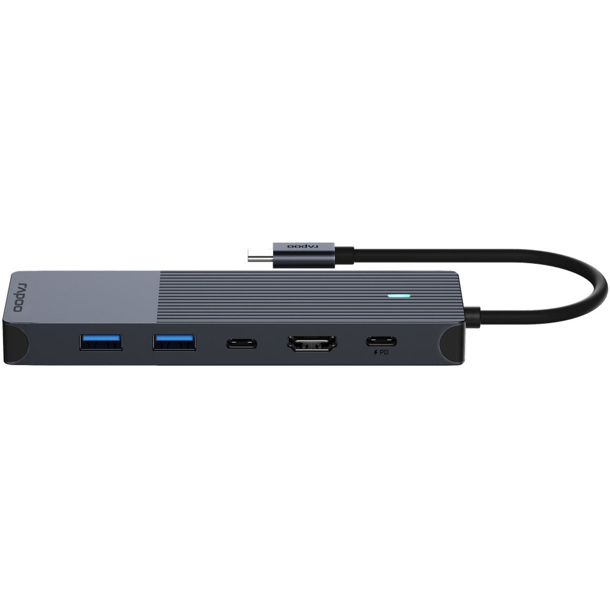 Rapoo USB-C Multiport Adapter 6-IN-1 Grey