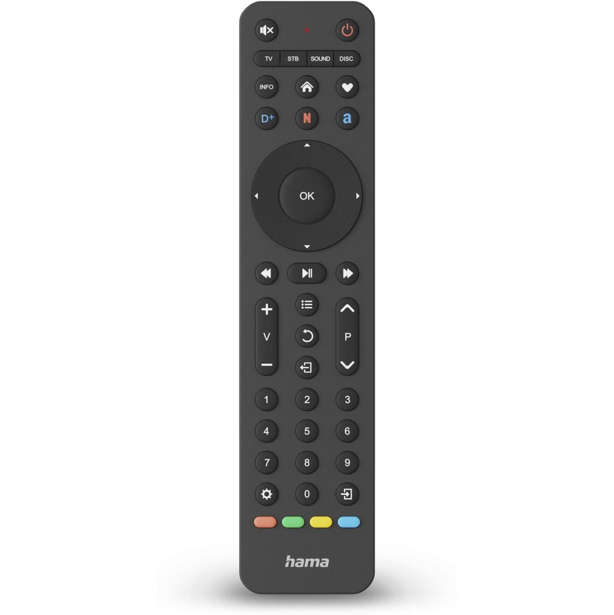 Hama Universal TV-Remote Control INFR. For 4 Devices Lerend App-Key