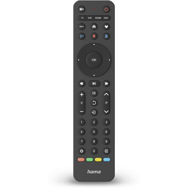 Hama Universal TV-Remote Control INFR. For 4 Devices Lerend App-Key
