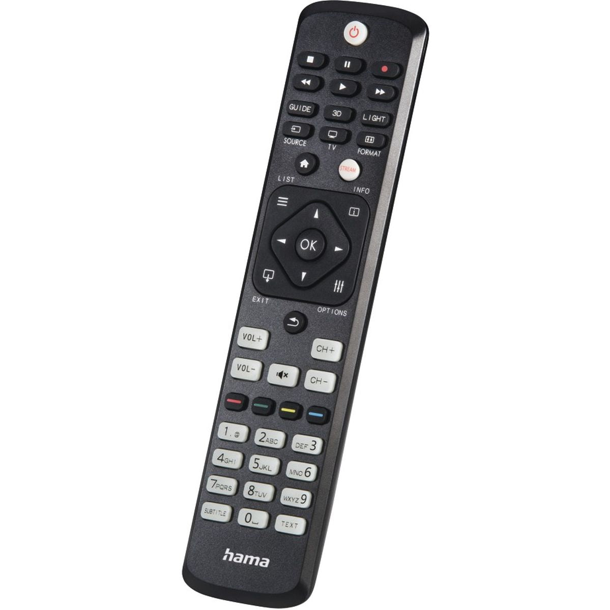 Hama Universal Remote Control Philips TV'S IR Lerend Lichtgevende Keys