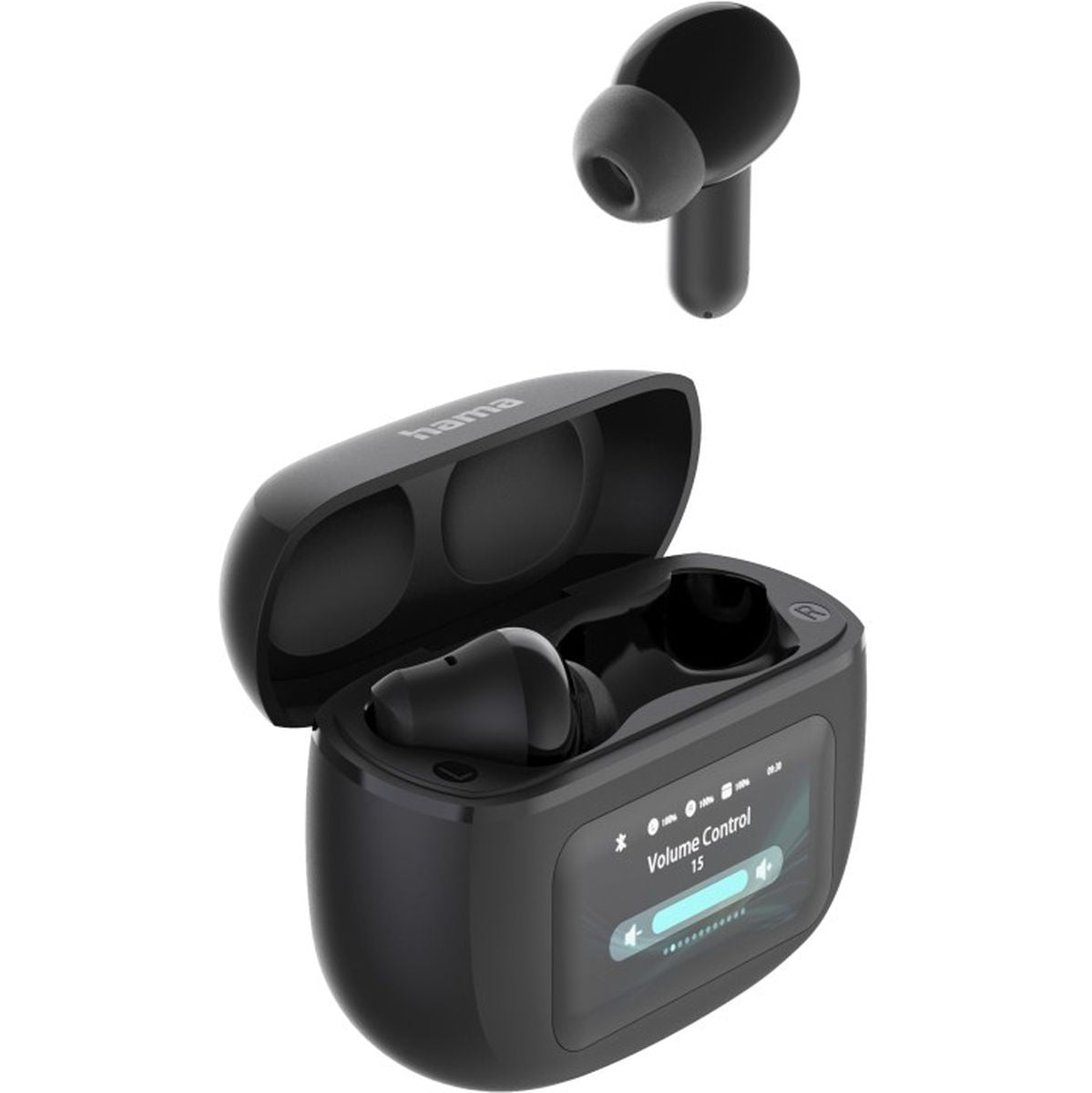 Hama Bluetooth-Headphone Spirit Touch TWS Anc w/ Display In-Ear Black - image 2 of 3