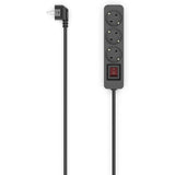 Hama Power Strip 3-FOLD w/ Switch 1.4 M Black - image 3 of 4