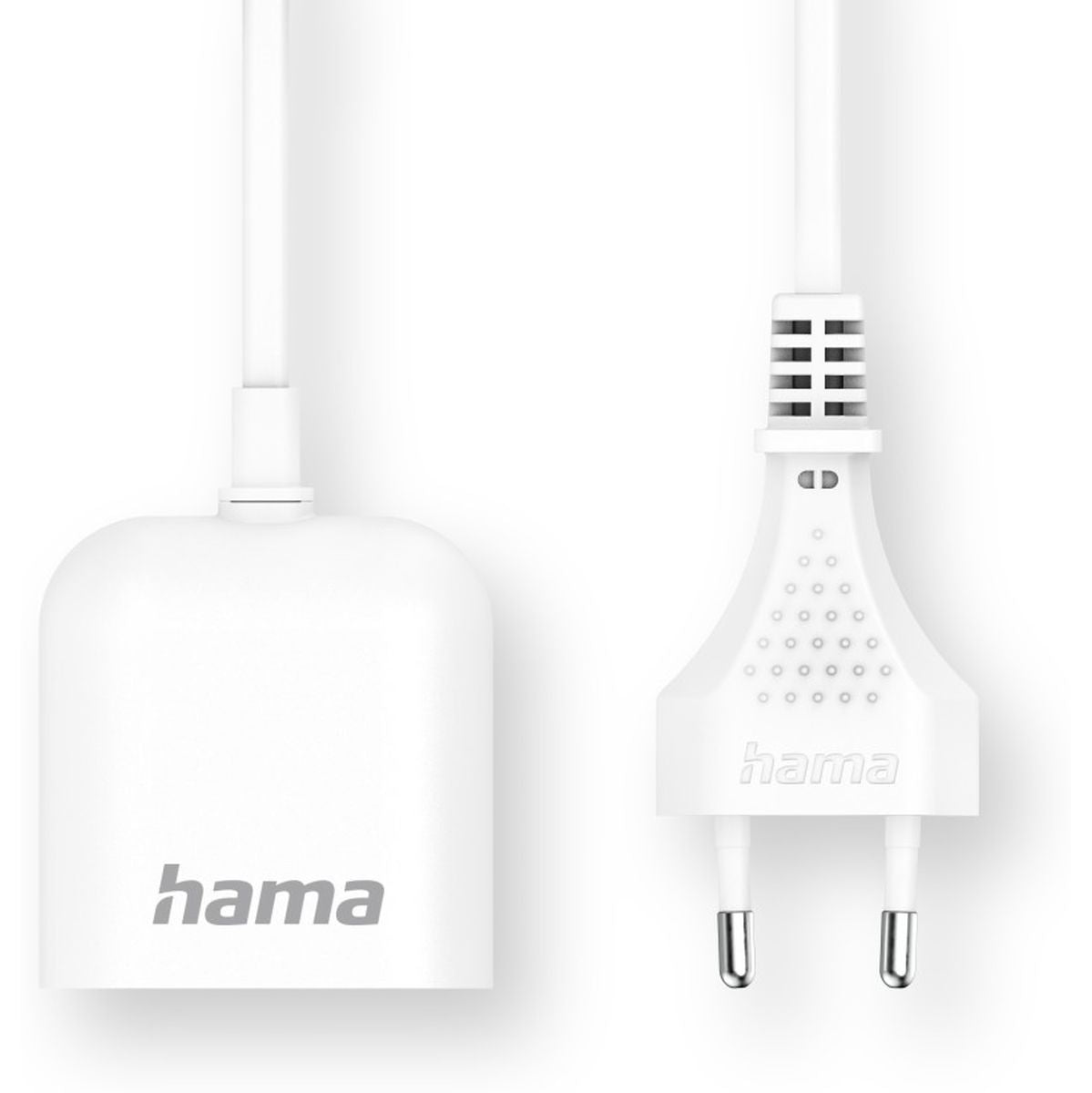 Hama USB-Netadapter w/ 1.9 M Long Cable 2.4 A 2X USB-A White - image 2 of 5