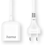 Hama USB-Netadapter w/ 1.9 M Long Cable 2.4 A 2X USB-A White - image 2 of 5