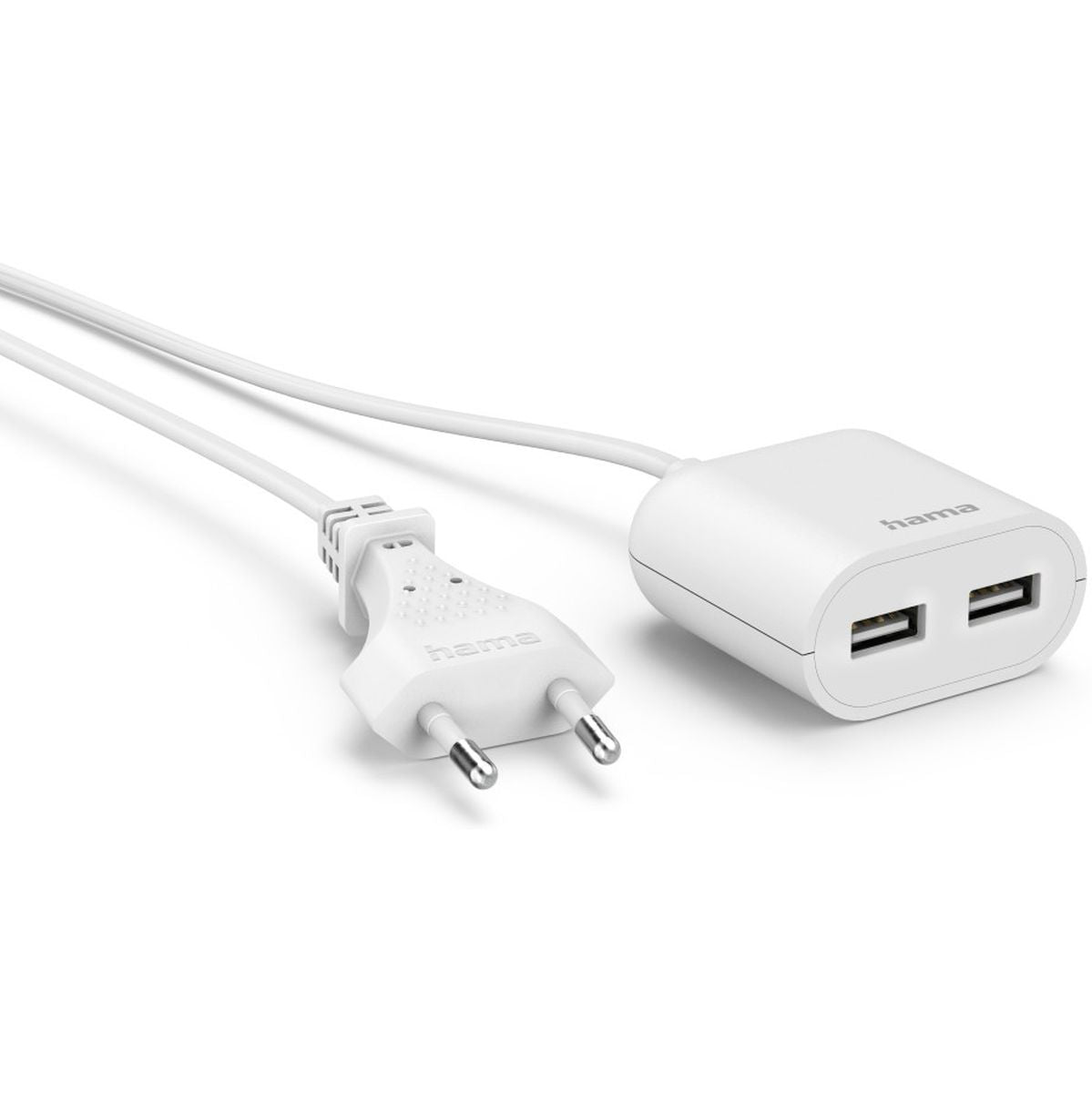 Hama USB-Netadapter w/ 1.9 M Long Cable 2.4 A 2X USB-A White - image 5 of 5