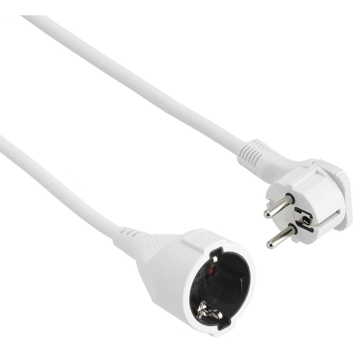 Hama Geaarde Extension Cable Flat Plug For Inside 5 M White - image 2 of 2
