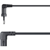 Hama Power Cord Aan Both Sides Angled Euro-Plug Double Groef/C7 5 M ZW. - image 3 of 4