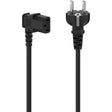 Hama Power Cord For Cold Devices 90 Angled 3-POLIG Pe 5 M Black