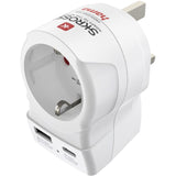 Hama Travel Adapter EU To UK 1X USB-A 1X USB-C (PD) 20 W - image 2 of 3