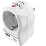 Hama Travel Adapter EU To Us 1X USB-A 1X USB-C (PD) 20 W - image 2 of 3