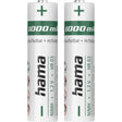 Hama NiMH-Accu's AAA Micro 1000 mAh 1.2 V 2Pcs