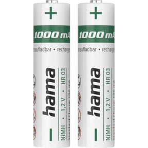 Hama NiMH-Accu's AAA Micro 1000 mAh 1.2 V 2Pcs