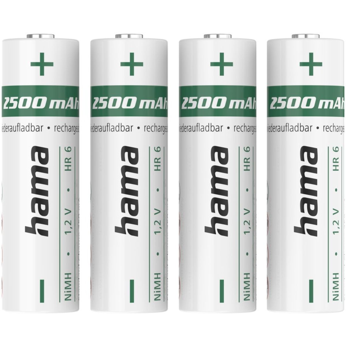 Hama NiMH-Accu's AA Mignon 2500 mAh 1.2 V 4 Pcs
