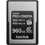 SanDisk CF Express Pro Cinema 480GB 1800 / 1650 MB/s Type A
