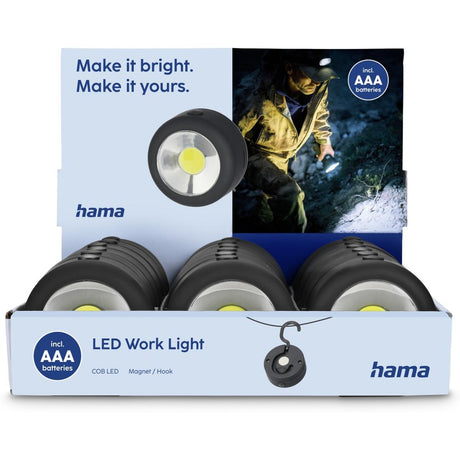 Hama LED-Werklamp W140 w/ Batteries Magnet Haak 18 ST/DISP. - image 2 of 4
