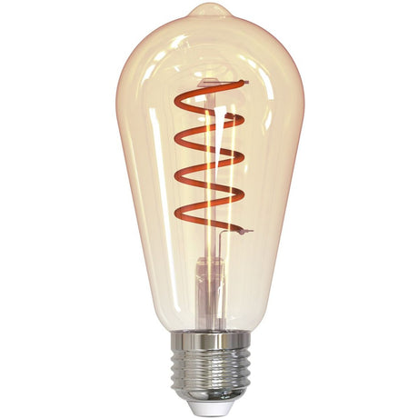 Hama LED-Gloeidraadlamp E27 Edison ST64 Amber Helder Extra Warm White DIMB.