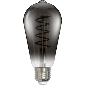Hama LED-Gloeidraadlamp E27 Edison ST64 Smoke Helder Extra Warm White DIMB.