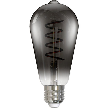 Hama LED-Gloeidraadlamp E27 Edison ST64 Smoke Helder Extra Warm White DIMB.