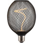 Hama LED-Gloeidraadlamp E27 Mesh Smoke Helder Extra Warm White DIMB.