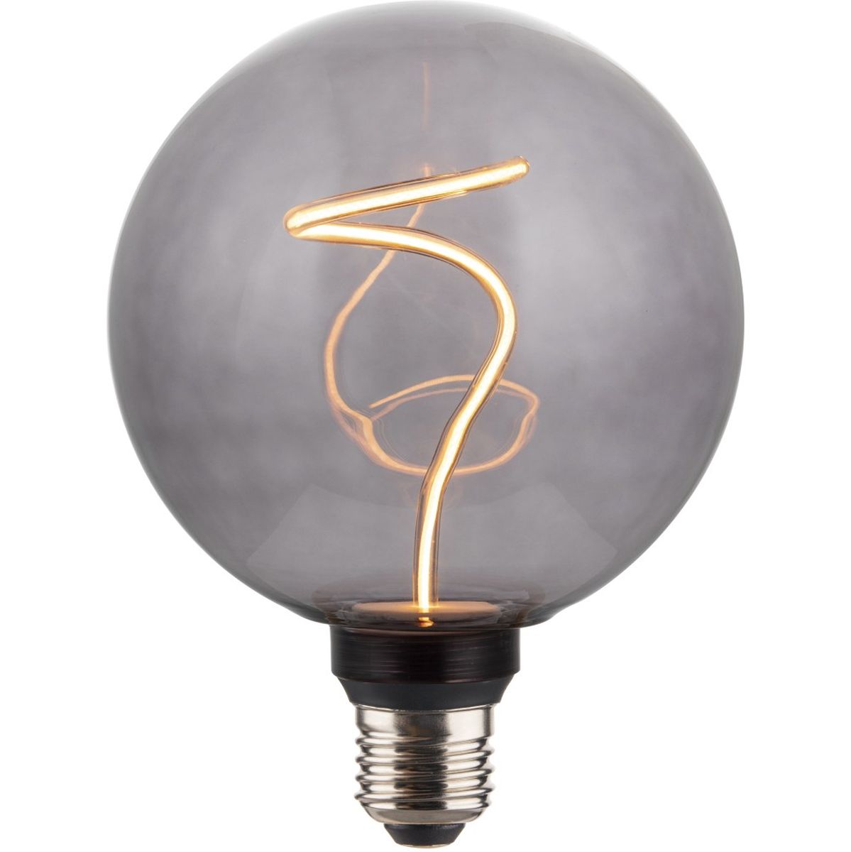 Hama LED-Gloeidraadlamp E27 Sphere G125 Smoke Helder Extra Warm White DIMB.